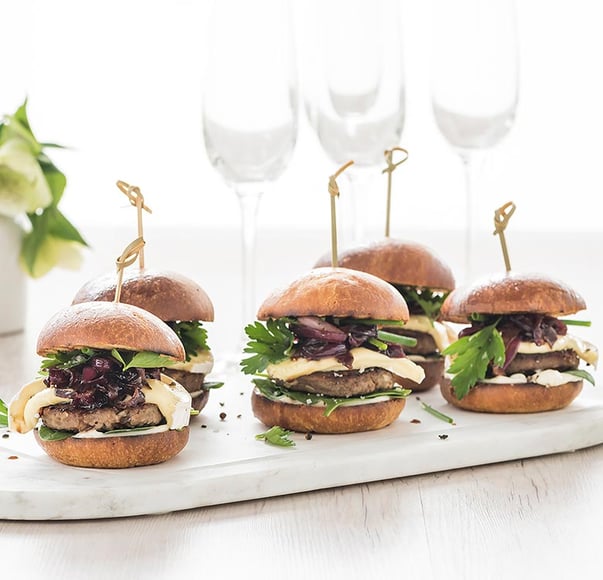Angus and Camembert Sliders