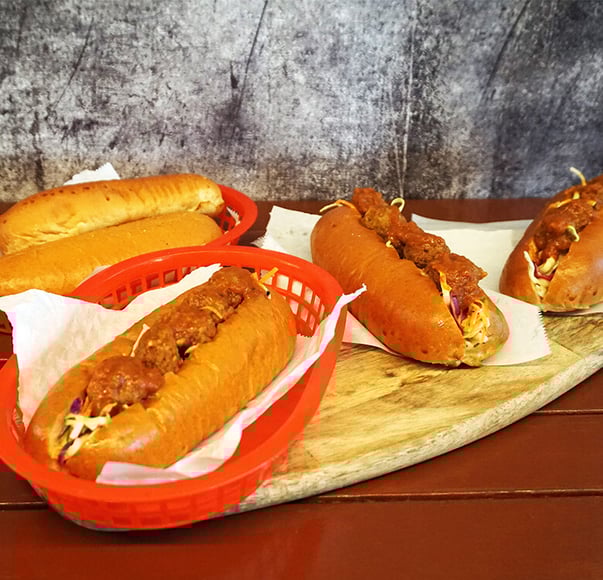 BBQ Meatball Sub with Tangy Coleslaw