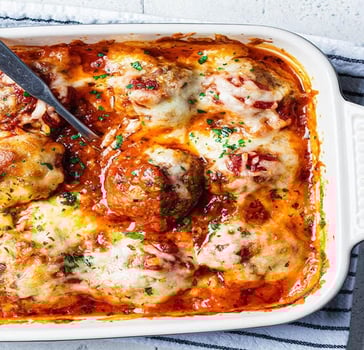 Baked Cheesy Meatballs