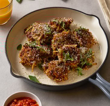 Brekkie Bites and Cheesy Hashbrowns