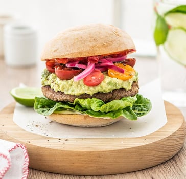 Gluten-Free Rainbow Burger
