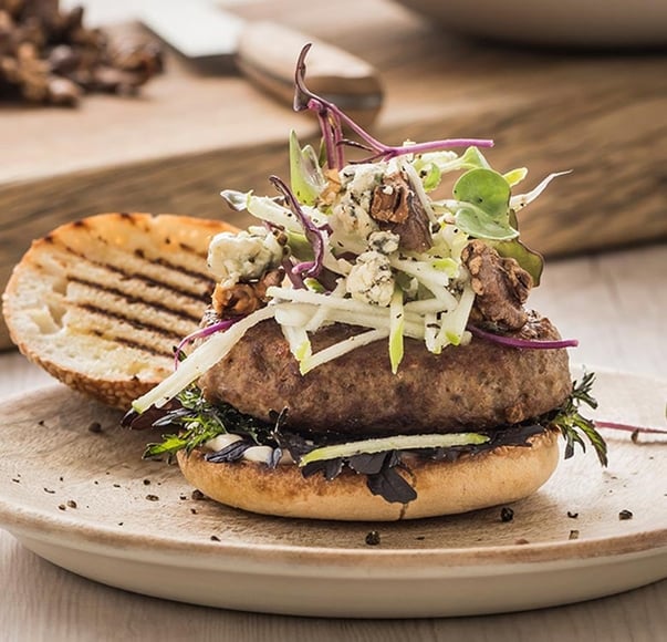Gourmet Blue Cheese Burger