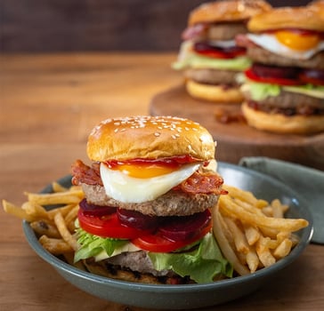 Kiwi Lamb & Bacon Jam Burger