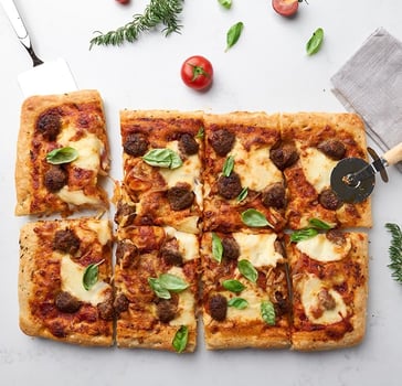 Meatball Margarita Pizza