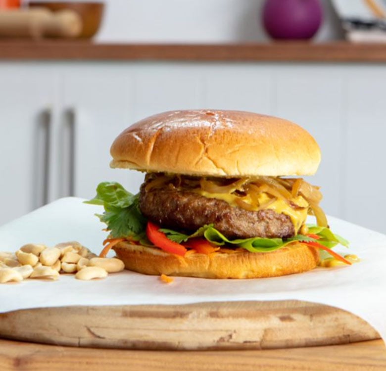 Peanut Pleasure Burger