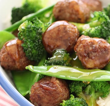 Plum Sauce Beef Meatballs