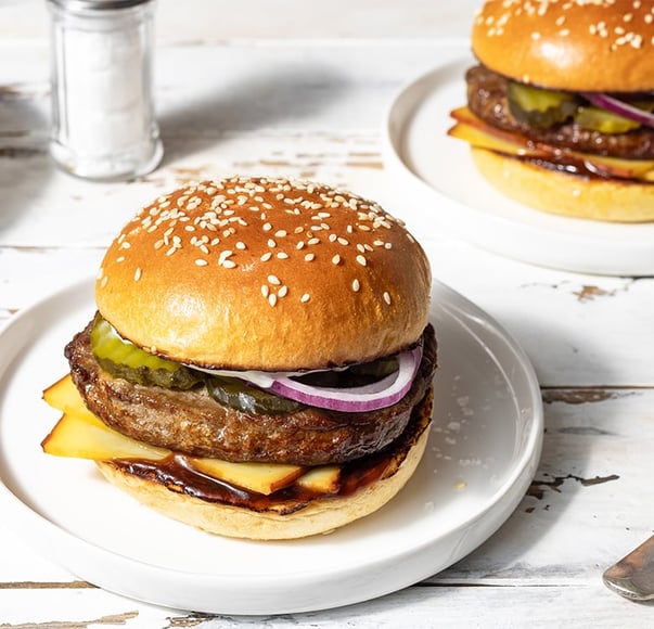 Smoky Barbeque Beef Burger