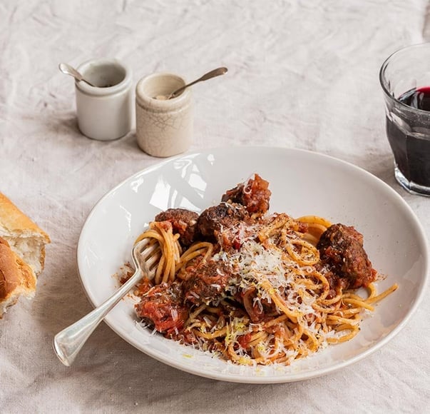 Spaghetti and Meatballs