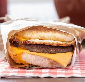 Takeaway Sausage and Egg Muffin