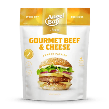  Angel Bay Gourmet Beef and Cheese Patties Pack