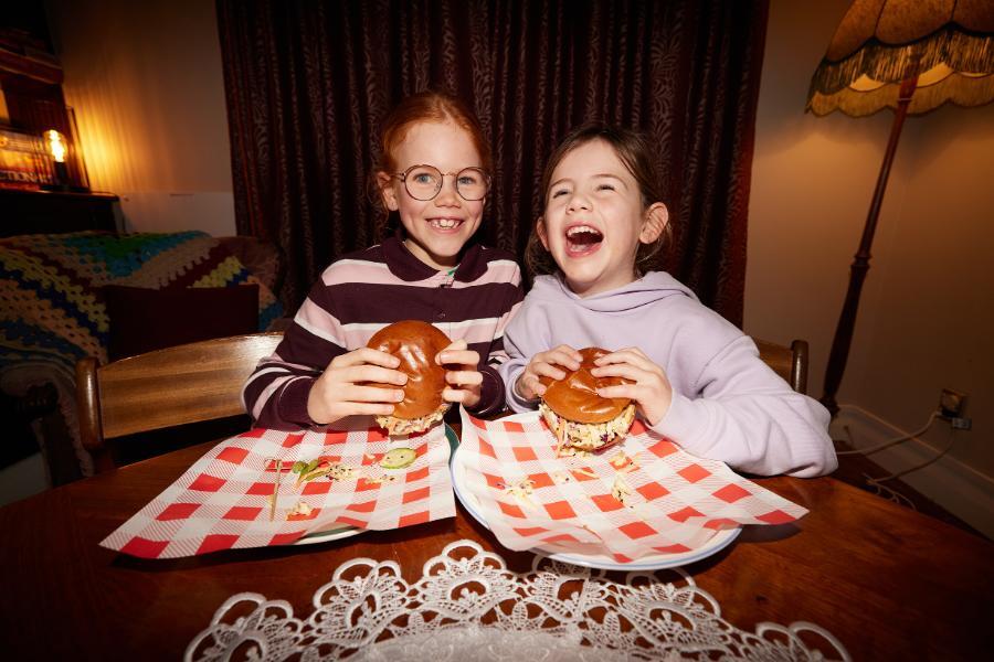 Angel Bay Real life Restaurant - Kids laughing