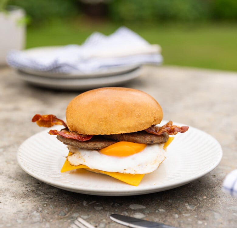 BBQ Breakfast Burger