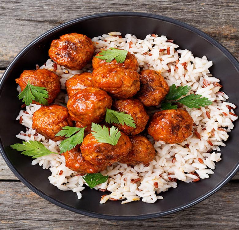 Sweet and Sour Meatballs with Pineapple